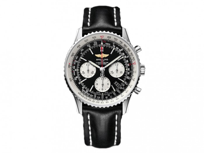 The replica Breitling Navitimer 01 inherited the classic modeling of the red second hand copy Breitling Navitimer in 1952 which called the "aviation computer". 