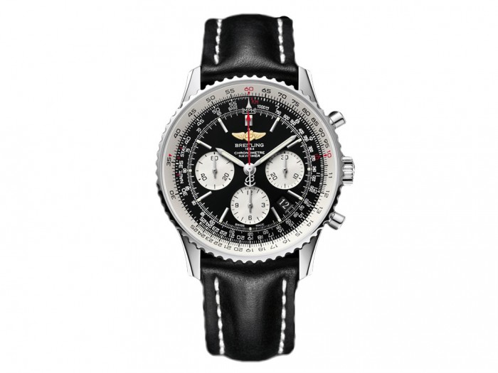 The replica Breitling Navitimer 01 inherited the classic modeling of the red second hand copy Breitling Navitimer in 1952 which called the "aviation computer".