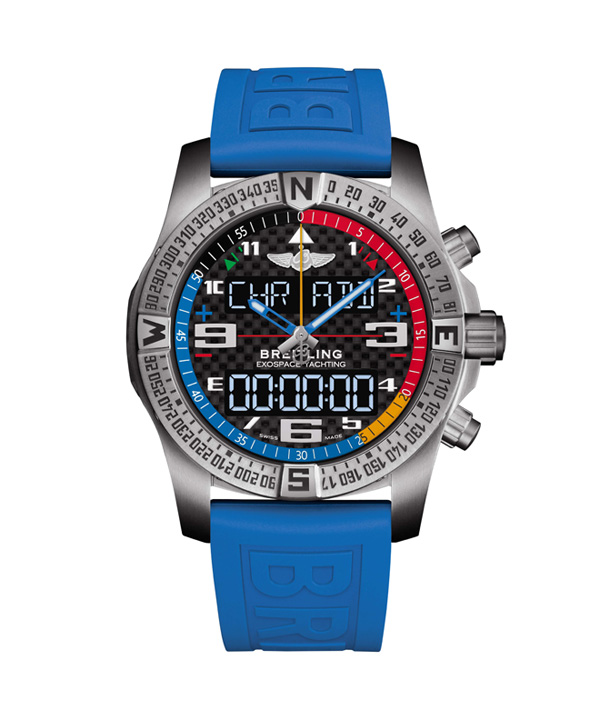 For this replica Breitling watch, the most eye-catching feature should be the SuperQuartz movement, which can provide the power from the echargeable battery system, that is ten times accuracy than standard quartz movement.