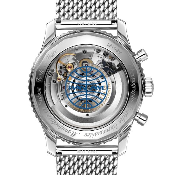 The male fake watch has Swiss movement.